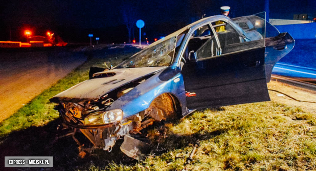 Kierowca Subaru Uciekał Przed Policją. Miał Na Liczniku Ponad 200 Km/H, Spowodował Wypadek [Video], Braszowice - Express-Miejski.pl