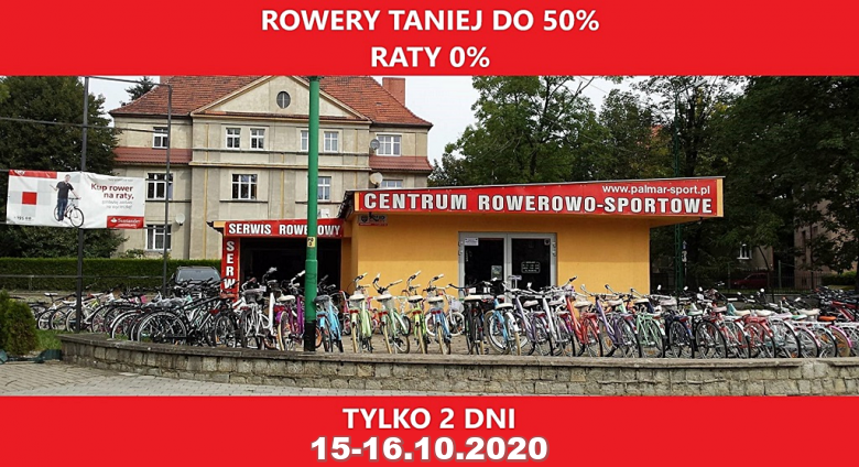Zapraszamy już 15 i 16 października od godziny 9 do 18 do Centrum Rowerowo-Sportowego przy ul. Mickiewicza w Ząbkowicach Śląskich

