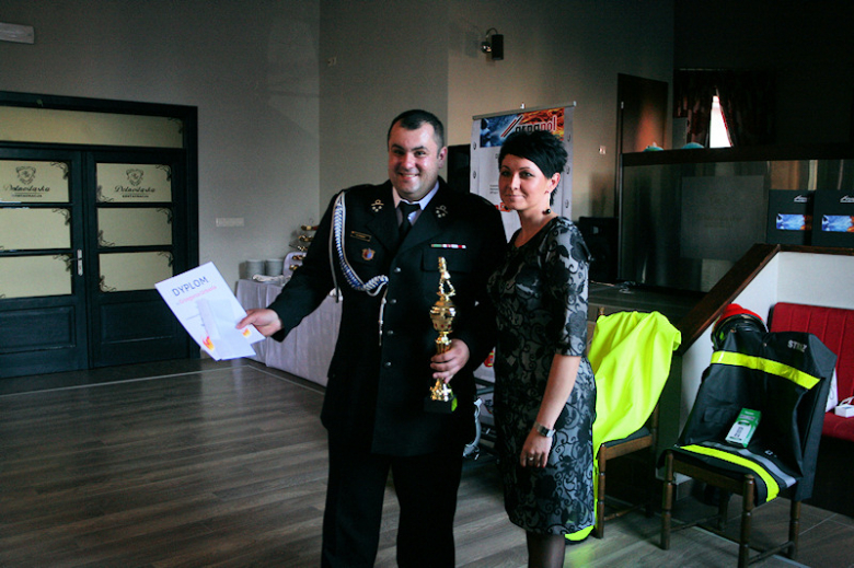 Grzegorz Urbaś (OSP Kamieniec Ząbk. I) oraz Kamila Napora (BGŻ)