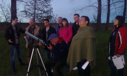 Spotkanie Klubu Miłośników Astronomii na ząbkowickim stadionie