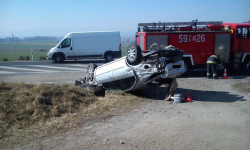 Szklary: Kolizja na drodze krajowej nr 8