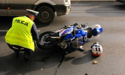 Stoszowice: BMW wjechało w motocykl