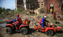 Szkolenie grup poszukiwawczych policji, straży pożarnej i WOPR