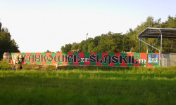 ZĄBKOWICEzeŚLĄSKIEm. Mural Śląska Wrocław w mieście Frankensteina