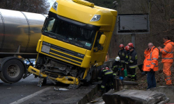 Kraksa na krajowej ósemce w Dębowinie