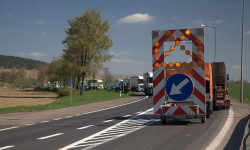Utrudnienia na krajowej ósemce. Drogowcy odnawiają oznakowanie na jezdni