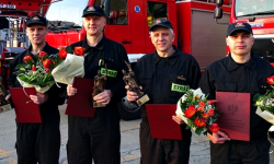 Wczoraj pełnili służbę po raz ostatni. Czterech strażaków-zawodowców odeszło na emeryturę