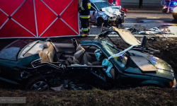 Tragiczny wypadek na krajowej ósemce. Nie żyje dwóch mężczyzn