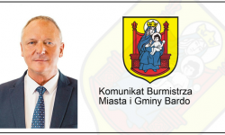 Komunikat Burmistrza Miasta i Gminy Bardo o organizacji pracy urzędu i jednostek podległych