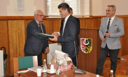 Uroczyste pożegnanie odchodzącego na emeryturę Antoniego Drożdża