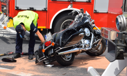 Śmiertelny wypadek z udziałem motocykla i osobówki na małej obwodnicy Ząbkowic Śląskich