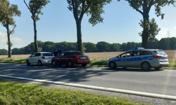 Kolizja dwóch osobówek między Przyłękiem a Braszowicami