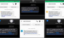 Nowa „kampania” oszustów. Wysyłają smsy dotyczące przesyłek