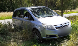 Obywatelskie zatrzymanie pijanego kierowcy. Przed policją chciał schować się w krzakach...i zasnął
