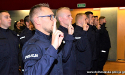 Nowi policjanci na Dolnym Śląsku. Były komendant z Ziębic nowym zastępcą komendanta powiatowego