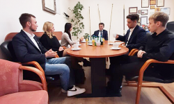 Spotkanie starosty z Młodzieżową Radą Powiatu Ząbkowickiego 