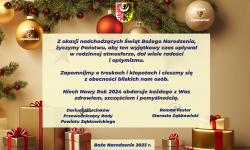 Życzenia świąteczne od władz Powiatu Ząbkowickiego