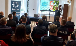 Odprawa roczna ząbkowickiej policji podsumowująca 2023 rok
