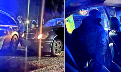 Pijany 39-latek chciał uciec przed policją i uszkodził radiowóz. Został zatrzymany po pościgu