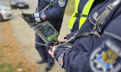 Znak STOP na celowniku policyjnego drona. Posypały się mandaty