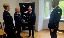Oficjalne mianowanie komendanta Komisariatu Policji w Kamieńcu Ząbkowickim
