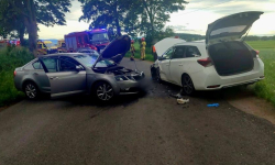 Zderzenie skody i toyoty między Bobolicami a Ciepłowodami