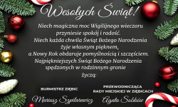 Życzenia bożonarodzeniowe składają władze gminy Ziębice
