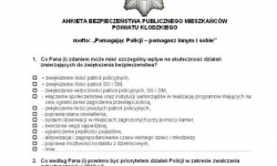 Badanie dotyczące społecznego poczucia bezpieczeństwa