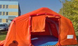 Namiot pneumatyczny dla PSP Ząbkowice Śląskie