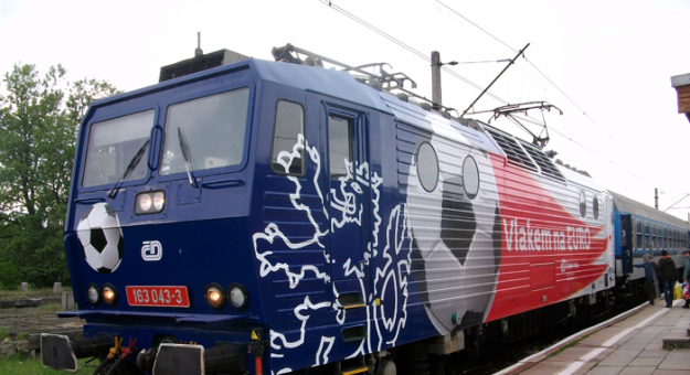 pociąg na euro 2012