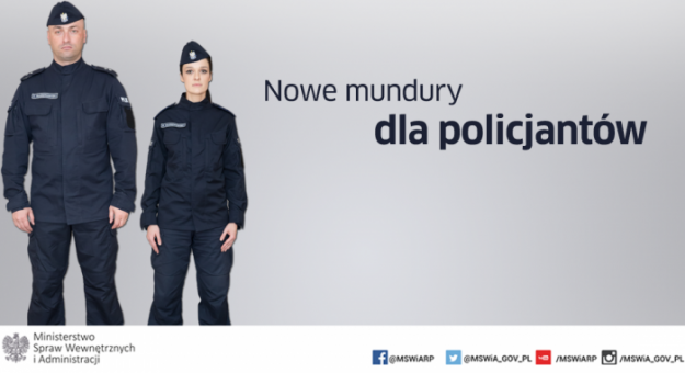 Nowe mundury dla policjantów. Mają poprawić ich wizerunek i poprawić ich wizerunek i ułatwić wykonywanie zadań służbowych