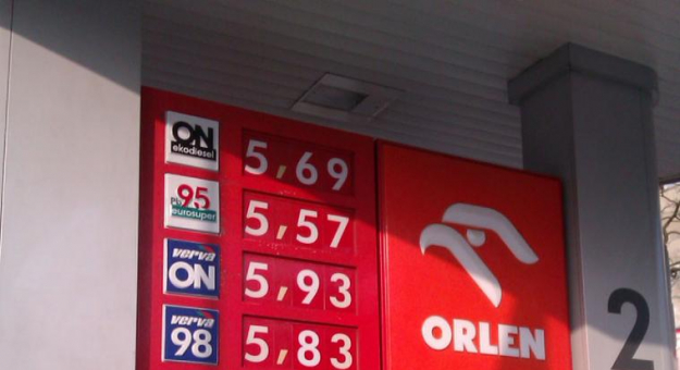 Ceny paliw na stacji Orlen, Wrocław
