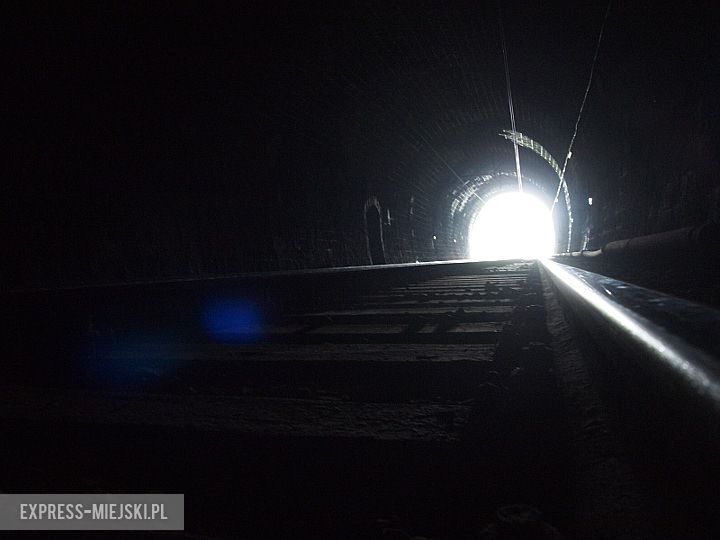 Widok w tunelu