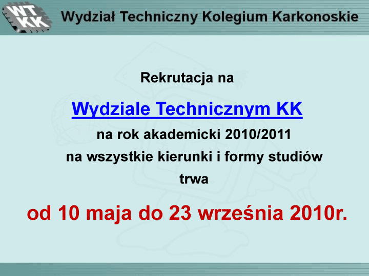 Prezentacja Uczelni