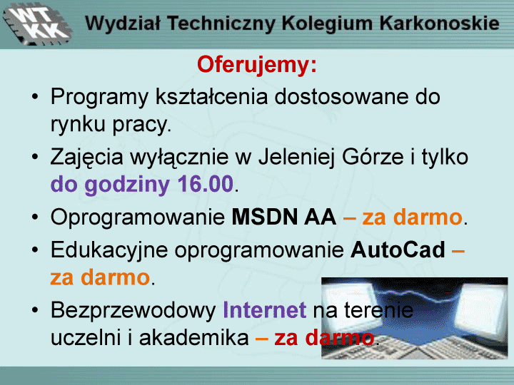 Prezentacja Uczelni