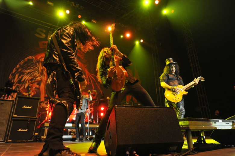 Ikona rocka SLASH w Polsce