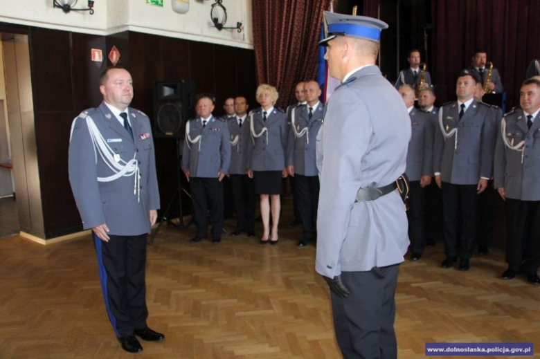 Ślubowanie nowo przyjętych policjantów