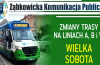 W Wielką Sobotę Ząbkowicka Komunikacja Publiczna kursuje krócej