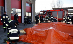 Pneumatyczny namiot ratowniczy dla PSP w Ząbkowicach Śląskich