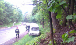 Niebezpieczny wypadek na krajowej ósemce 