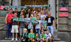 Piłkarze Nysy u Burmistrza