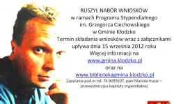 Złóż wniosek o stypendium im. Grzegorza Ciechowskiego