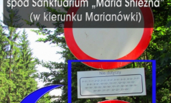  Do Sanktuarium "Maria Śnieżna" na Iglicznej można wjechać samochodem bez zezwolenia!