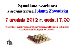 Zmagania szachowe z mistrzynią już wkrótce