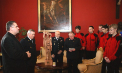 Figura św. Floriana w Klasztorze Cystersów