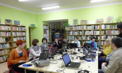 Raz dwa trzy angielski w bibliotece w Jaszkowej Górnej