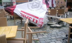 Silny wiatr wyrządził szkody