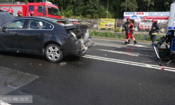 Karambol z udziałem czterech aut