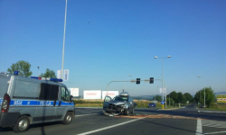 Kolizja przy galerii "Twierdza"