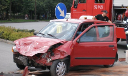 Zasłabł za kierownicą i uderzył w barierkę energochłonną